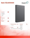 Dysk Basic 4TB 2,5 STJL4000400 Szary