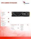 Dysk SSD XPG GAMIX S70 BLADE 1TB PCIe 4x4 7.4/5.5 GBs