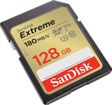 Karta pamięci Extreme SDXC 128GB 180/90 MB/s V30 UHS-I U3 Karta pamięci Extreme SDXC 128GB 180/90 MB/s V30 UHS-I U3