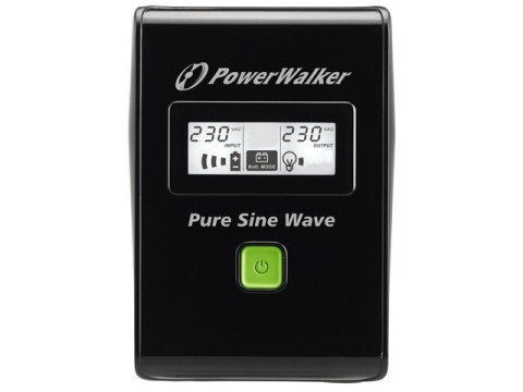 UPS LINE-INTERACTIVE 600VA 2X PL 230V, PURE SINE WAVE, RJ11/45 IN/OUT, USB, LCD UPS LINE-INTERACTIVE 600VA 2X PL 230V, PURE SINE WAVE, RJ11/45 IN/OUT, USB, LCD
