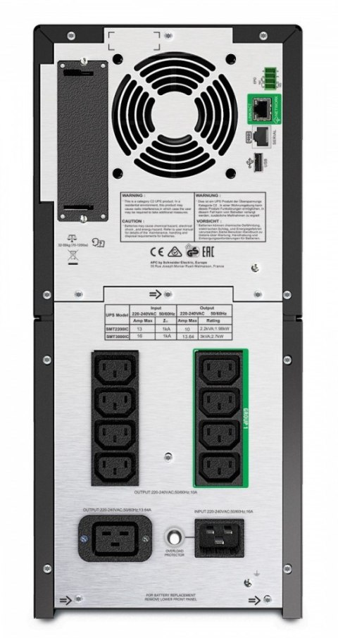 Zasilacz awaryjny SMT3000IC SmartUPS 3kVA / 2.7kW Tower SmartConnect Zasilacz awaryjny SMT3000IC SmartUPS 3kVA / 2.7kW Tower SmartConnect