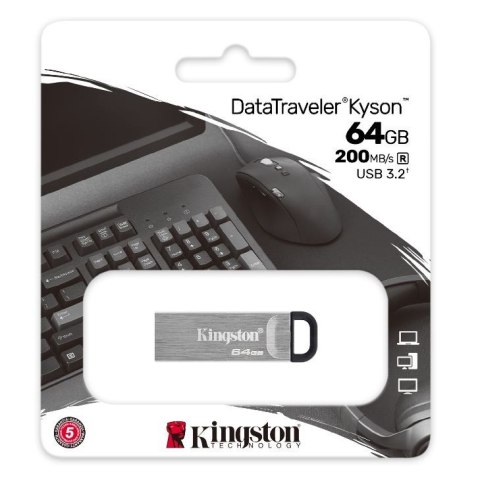 Pendrive Kyson DTKN/64G USB 3.2 Gen1 Pendrive Kyson DTKN/64G USB 3.2 Gen1