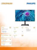 Monitor 275E2FAE 27 cali IPS HDMIx2 DP Głośniki
