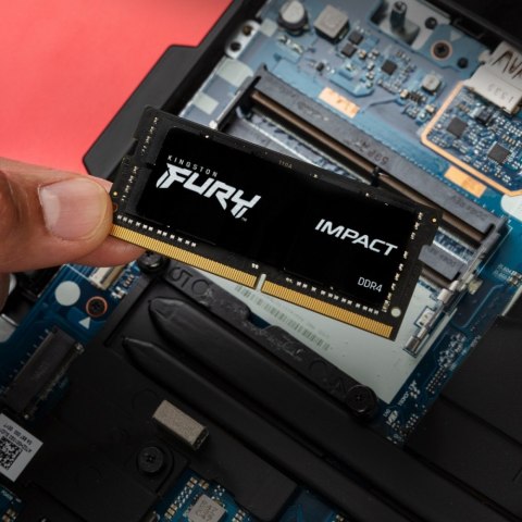 Pamięć DDR4 FURY Impact SODIMM 16GB(1*16GB)/3200 CL20 Pamięć DDR4 FURY Impact SODIMM 16GB(1*16GB)/3200 CL20