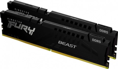 Pamięć DDR5 Fury Beast Black 16GB(2* 8GB)/5200 CL40 Pamięć DDR5 Fury Beast Black 16GB(2* 8GB)/5200 CL40