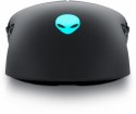Mysz bezprzewodowa Alienware Tri-Mode Gaming - AW720M (Dark Sideof the Moon)