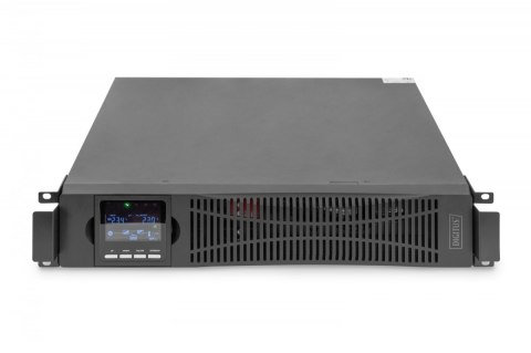 Zasilacz awaryjny UPS Online Rack 19" LCD, 1500VA/1500W, 3x12V/9Ah, 8xC13, USB, RS232, RJ45 Zasilacz awaryjny UPS Online Rack 19" LCD, 1500VA/1500W, 3x12V/9Ah, 8xC13, USB, RS232, RJ45