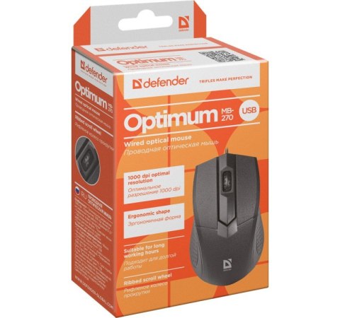 Mysz przewodowa, optyczna, OPTIMUM MB-270 Mysz przewodowa, optyczna, OPTIMUM MB-270