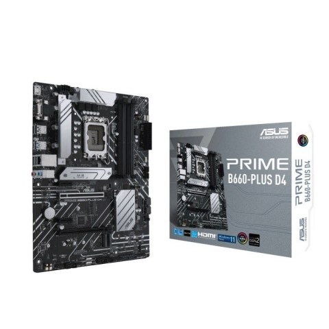 Płyta główna PRIME B660-PLUS D4 s1700 4DDR4 DP/HDMI M.2 ATX Płyta główna PRIME B660-PLUS D4 s1700 4DDR4 DP/HDMI M.2 ATX