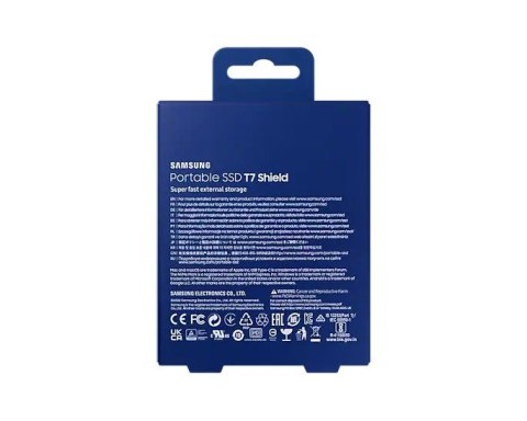 Dysk SSD T7 Shield 2TB USB 3.2, niebieski Dysk SSD T7 Shield 2TB USB 3.2, niebieski