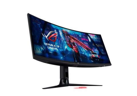Monitor 34 cale XG349C ROG STRIX UWQHD 144/180Hz IPS DP HDMI USB-C KVM 1900R Głośnik Monitor 34 cale XG349C ROG STRIX UWQHD 144/180Hz IPS DP HDMI USB-C KVM 1900R Głośnik