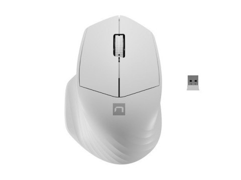 Mysz bezprzewodowa Siskin 2 1600 DPI Bluetooth 5.0 + 2.4GHz, biała Mysz bezprzewodowa Siskin 2 1600 DPI Bluetooth 5.0 + 2.4GHz, biała