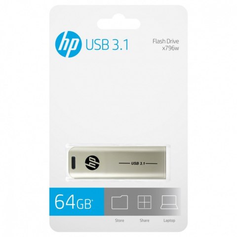 Pendrive 64GB USB 3.1 HPFD796L-64 Pendrive 64GB USB 3.1 HPFD796L-64