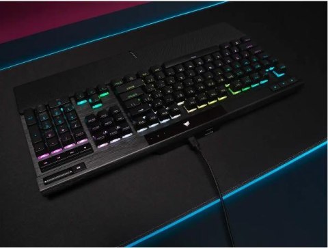 Klawiatura przewodowa K70 RGB Pro Black PBT Keycaps Klawiatura przewodowa K70 RGB Pro Black PBT Keycaps