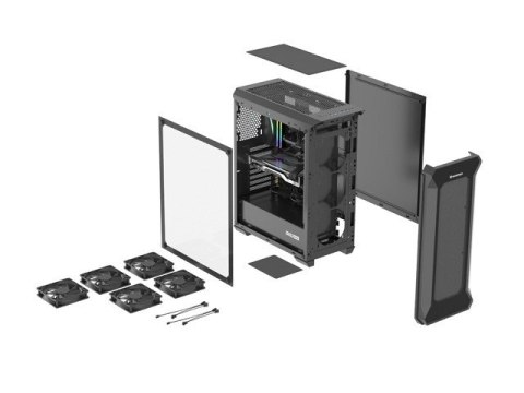 Obudowa Genesis Irid 505F z oknem USB 3.0 Obudowa Genesis Irid 505F z oknem USB 3.0