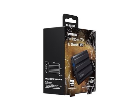 Dysk SSD zewnętrzny Portable SSD T7 Shield czarny USB3.2 Dysk SSD zewnętrzny Portable SSD T7 Shield czarny USB3.2