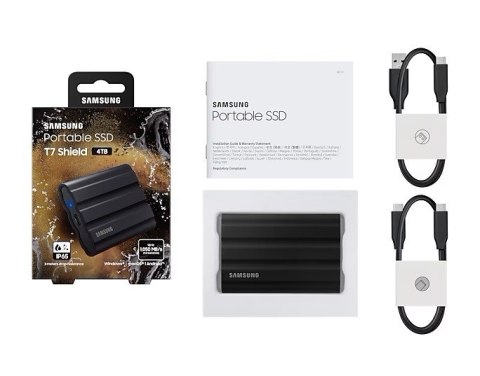 Dysk SSD zewnętrzny Portable SSD T7 Shield czarny USB3.2 Dysk SSD zewnętrzny Portable SSD T7 Shield czarny USB3.2