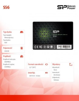 Dysk SSD Slim S56 240GB 2,5