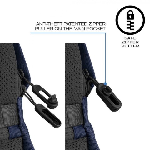 Plecak antykradzieżowy BOBBY SOFT NAVY Plecak antykradzieżowy BOBBY SOFT NAVY