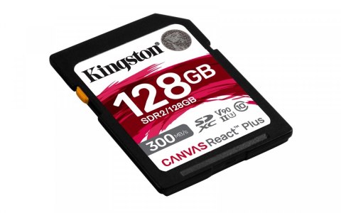 Karta pamięci SD 128GB Canvas React Plus 300/260 UHS-II U3 Karta pamięci SD 128GB Canvas React Plus 300/260 UHS-II U3