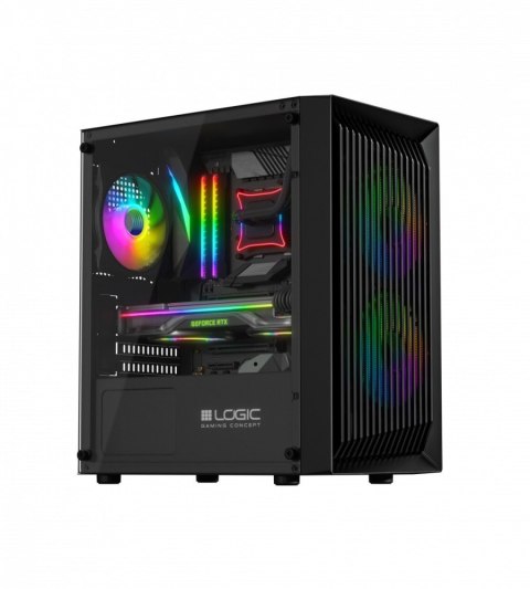 Obudowa komputerowa bez zasilacza LOGIC ATOS RGB MINI USB 3.0 Obudowa komputerowa bez zasilacza LOGIC ATOS RGB MINI USB 3.0