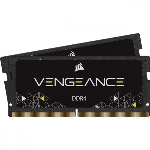 Pamięć DDR4 Vengeance 32GB/3200 (2*16GB) CL22 SODIMM, czarna Pamięć DDR4 Vengeance 32GB/3200 (2*16GB) CL22 SODIMM, czarna
