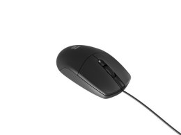 Mysz Ruff Plus 1200 DPI 1.8m Czarna