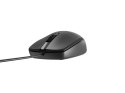 Mysz Ruff Plus 1200 DPI 1.8m Czarna
