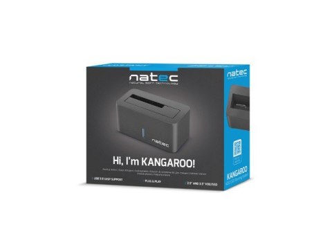 Stacja dokująca HDD Kangaroo SATA 2.5''+3.5'' USB 3.0 + zasilacz Stacja dokująca HDD Kangaroo SATA 2.5''+3.5'' USB 3.0 + zasilacz