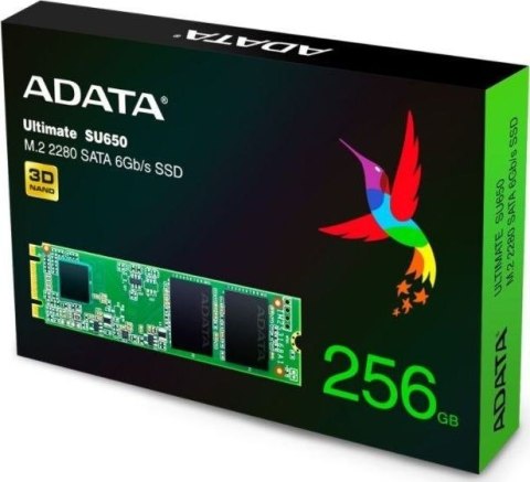 Dysk SSD Ultimate SU650 256G M.2 TLC 3D 2280 SATA Dysk SSD Ultimate SU650 256G M.2 TLC 3D 2280 SATA