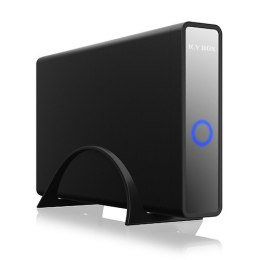 Obudowa IB-382H-C31 2,5/3,5 HDD z wbudowanym HUB 1xUSB-C, 2xUSB -A, 12V2A