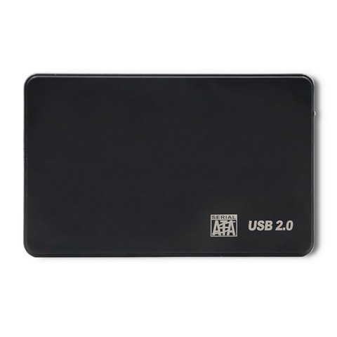 Obudowa na dysk HDD/SSD 2.5 cala SATA3 | USB 2.0 | Czarny Obudowa na dysk HDD/SSD 2.5 cala SATA3 | USB 2.0 | Czarny