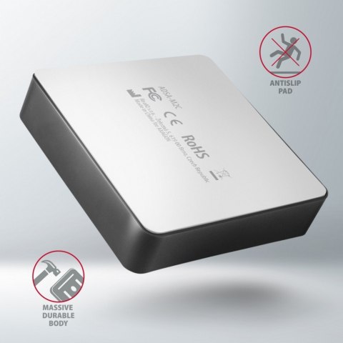ADSA-M2C Stacja dokująca, USB-C 3.2 Gen 2 - 2x M.2 NVMe SSD CLONE MASTER ADSA-M2C Stacja dokująca, USB-C 3.2 Gen 2 - 2x M.2 NVMe SSD CLONE MASTER