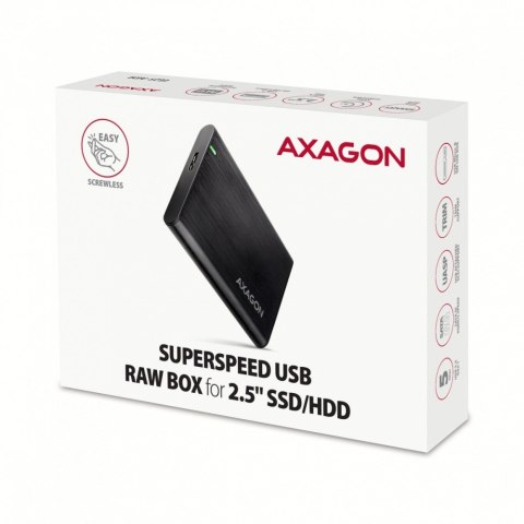EE25-A6M Bezśrubowa aluminiowa obudowa zewnętrzna USB 3.2 Gen 1 - SATA 6G dla 2.5" SSD/HDD EE25-A6M Bezśrubowa aluminiowa obudowa zewnętrzna USB 3.2 Gen 1 - SATA 6G dla 2.5" SSD/HDD