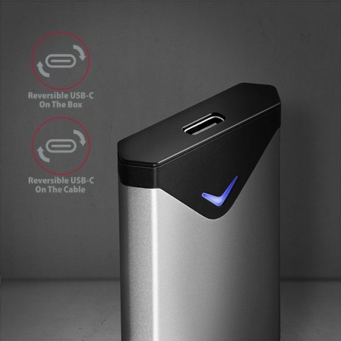 EEM2-UG2 Obudowa zewnętrzna aluminiowa, USB-C 3.2 Gen 2 - M.2 NVMe SSD, długość 42 do 80 mm EEM2-UG2 Obudowa zewnętrzna aluminiowa, USB-C 3.2 Gen 2 - M.2 NVMe SSD, długość 42 do 80 mm