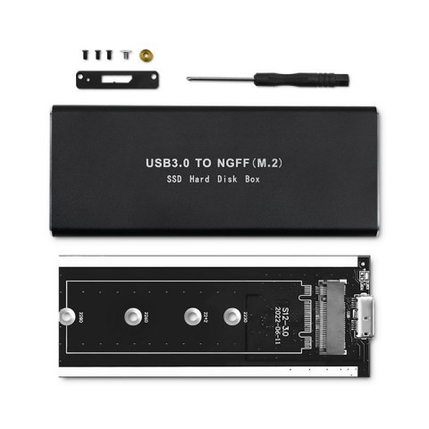 Obudowa | kieszeń do dysków SSD M.2 SATA | NGFF | USB 3.0 Obudowa | kieszeń do dysków SSD M.2 SATA | NGFF | USB 3.0