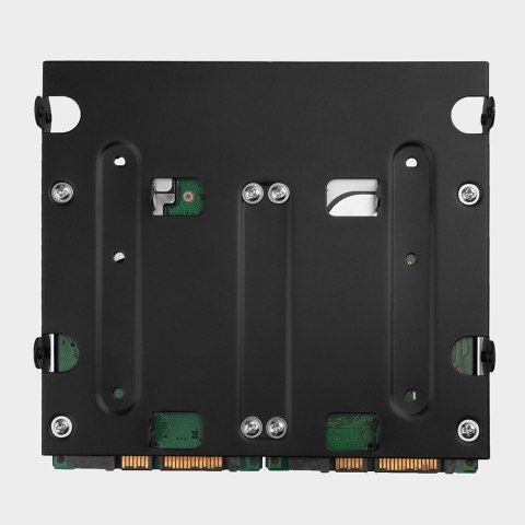 RHD-435 Ramka metalowa do montażu 4x 2.5" HDD (2x 2.5" HDD/SSD & 1x 3.5" HDD) w pozycji 5.25" Czarna RHD-435 Ramka metalowa do montażu 4x 2.5" HDD (2x 2.5" HDD/SSD & 1x 3.5" HDD) w pozycji 5.25" Czarna