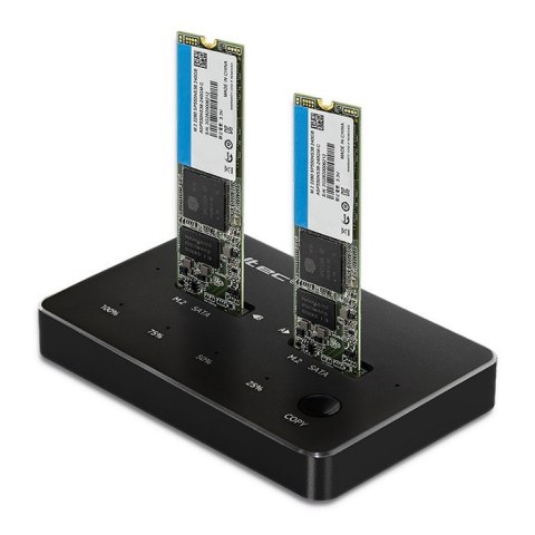 Stacja dokujca dysków 2x SSD M.2 SATA | NGFF | USB typ C Stacja dokujca dysków 2x SSD M.2 SATA | NGFF | USB typ C