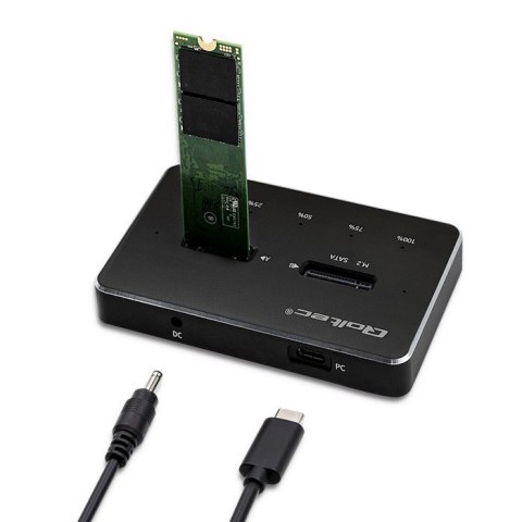 Stacja dokujca dysków 2x SSD M.2 SATA | NGFF | USB typ C Stacja dokujca dysków 2x SSD M.2 SATA | NGFF | USB typ C