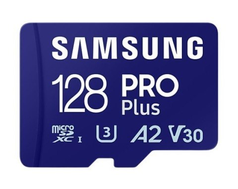Karta pamięci microSD PRO Plus MB-MD128SB/WW 128GB + czytnik Karta pamięci microSD PRO Plus MB-MD128SB/WW 128GB + czytnik