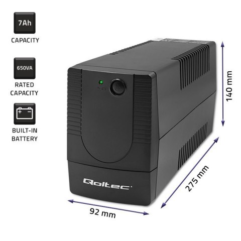 Zasilacz awaryjny UPS | Monolith | 650VA | 360W Zasilacz awaryjny UPS | Monolith | 650VA | 360W