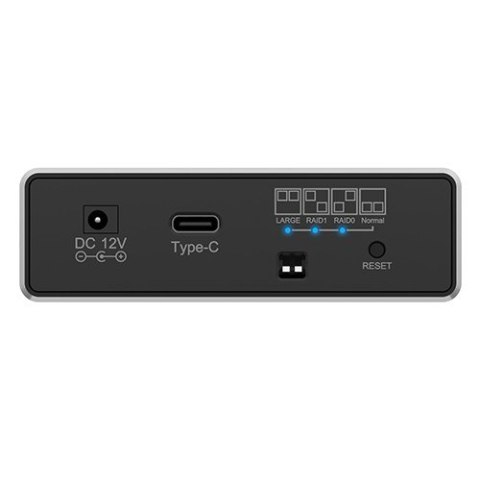 Obudowa IB-RD2253-C31 zew. Raid dla 2,5 SATA HDD na USB 3.2 Gen 2, RAID 0,1, SINGLE, LARGE Obudowa IB-RD2253-C31 zew. Raid dla 2,5 SATA HDD na USB 3.2 Gen 2, RAID 0,1, SINGLE, LARGE