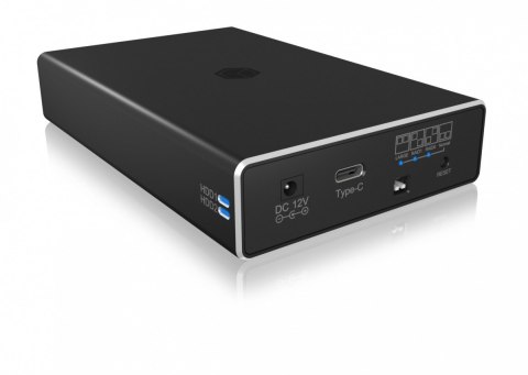 Obudowa IB-RD2253-C31 zew. Raid dla 2,5 SATA HDD na USB 3.2 Gen 2, RAID 0,1, SINGLE, LARGE Obudowa IB-RD2253-C31 zew. Raid dla 2,5 SATA HDD na USB 3.2 Gen 2, RAID 0,1, SINGLE, LARGE