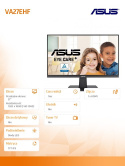Monitor ASUS VA27EHF 27" IPS FHD 100Hz 250cd/m2 1ms HDMI