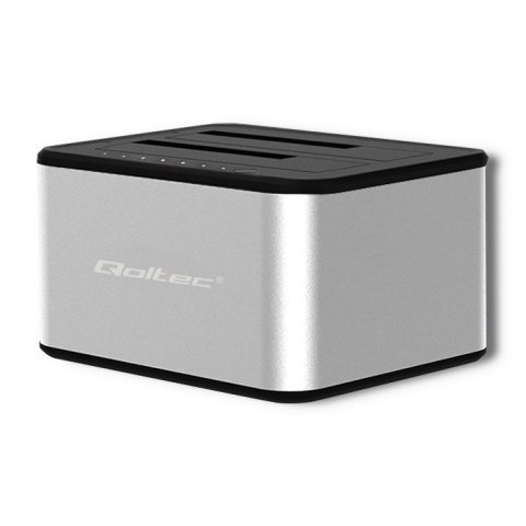 Stacja dokująca dysków 2xHDD/SSD | 2.5"/3.5" SATA | USB 3.0 | Klonowanie Stacja dokująca dysków 2xHDD/SSD | 2.5"/3.5" SATA | USB 3.0 | Klonowanie