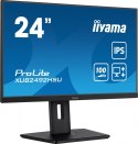 Monitor 23.8 cala XUB2492HSU-B6 IPS,HDMI,DP,VGA,100Hz,PIVOT,USB,HAS/150mm