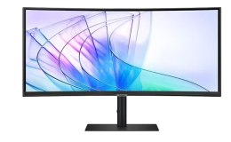 Monitor 34 cale LS34C652VAUXEN VA 3440x1440 UWQHD 21:9 1xHDMI 1xDP 1xUSB-C (90W) 2xUSB 3.0 LAN (RJ45) 5ms HAS Webcam głośniki za