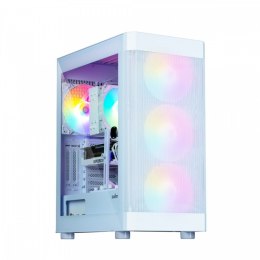 Obudowa I4 TG ATX Mid Tower 4 fans RGB Biała