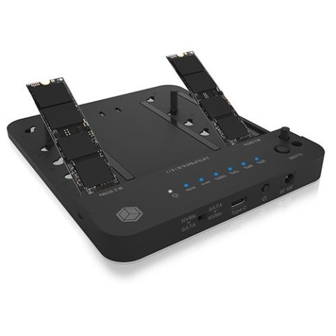Stacja dokująca/klonująca IB-2915MSCL-C31 M.2 dla M.2 0NVMe i SATA 2,5/3,5 SSD/HDD Stacja dokująca/klonująca IB-2915MSCL-C31 M.2 dla M.2 0NVMe i SATA 2,5/3,5 SSD/HDD