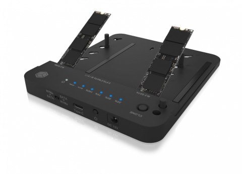 Stacja dokująca/klonująca IB-2915MSCL-C31 M.2 dla M.2 0NVMe i SATA 2,5/3,5 SSD/HDD Stacja dokująca/klonująca IB-2915MSCL-C31 M.2 dla M.2 0NVMe i SATA 2,5/3,5 SSD/HDD